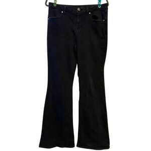 1822 Denim Black Washed Flare Jeans – Size 12